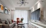 华宇春江花月124平北欧风格装修案例