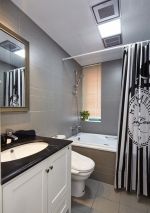 利景花园三居102平美式风格装修案例