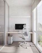 大川滨水城106平米现代极简三居室装修案例