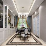 兴亚沙滨国际三居103平欧式风格装修案例