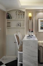 鲁能领秀城80平米三居室混搭风格装修案例