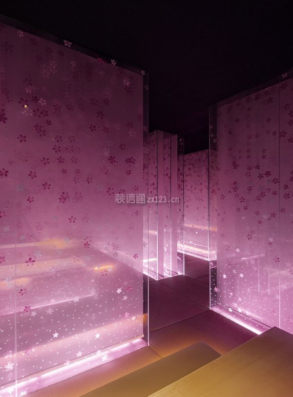 日式料理店隔断设计效果图