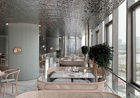 700平米梦粤法式餐厅装修案例