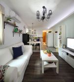 东林雅润48㎡创意混搭风小户型装修案例