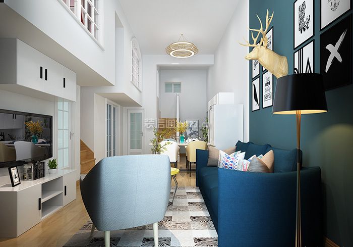 复式客厅吊顶效果图 复式客厅吊顶装修