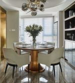 荣盛华府混搭风格150平米四居室装修设计案例