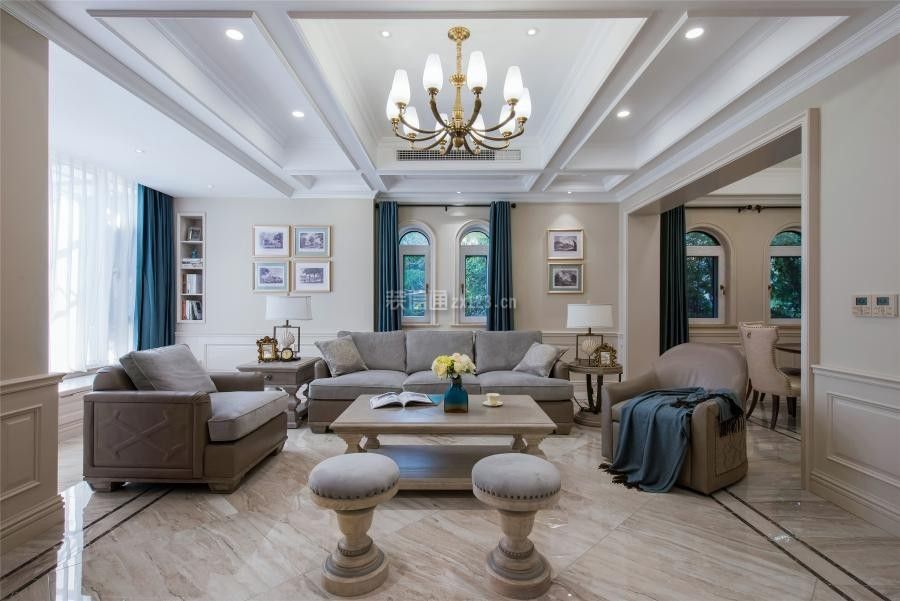 简美风格客厅家具 简美风格客厅装修 