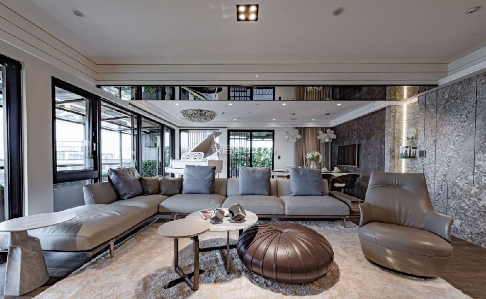 混搭客厅效果图 混搭客厅装修 