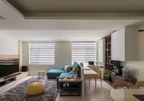 中核天玺一品199平米北欧风格装修案例