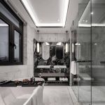 财信中梁首府172平米新中式风别墅装修案例