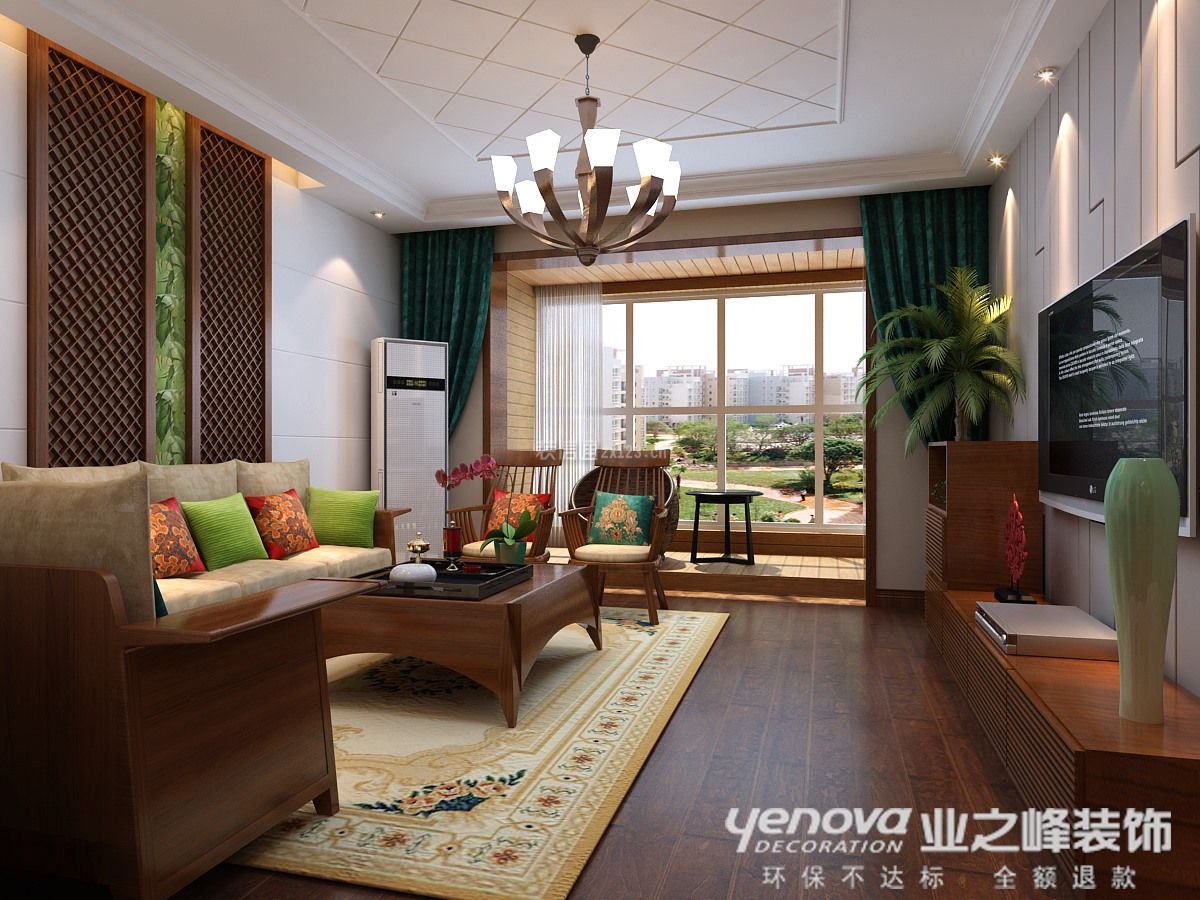 东南亚风格客厅效果图 东南亚风格客厅