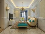 康田蔚蓝海平层220平法式风格装修案例