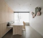 中海天钻120㎡简约原木风三居室装修案例