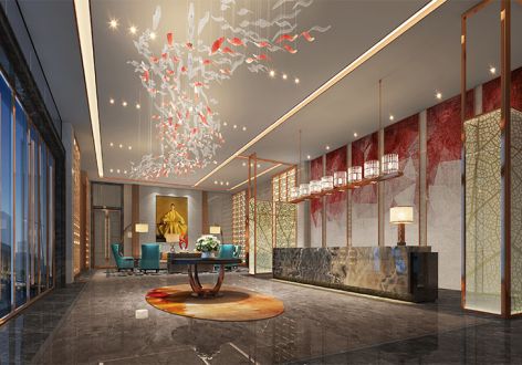 800平米现代大型酒店装修设计案例
