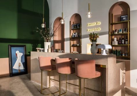 125平米法式浪漫西餐厅装修案例