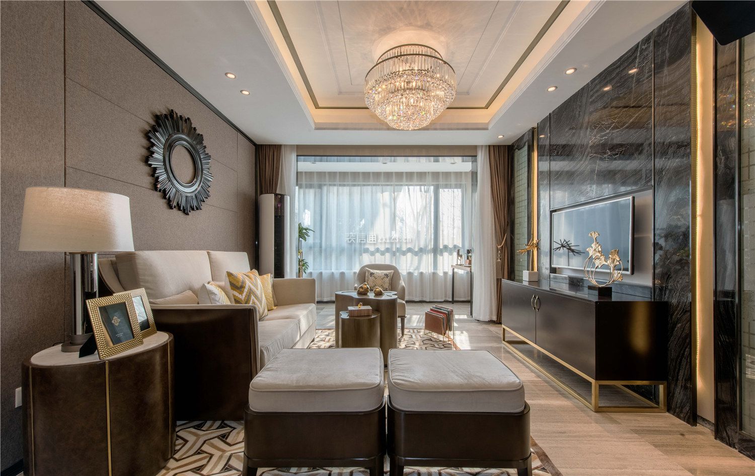 欧式风格客厅装修效果图