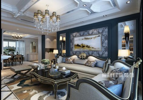 同景国际平层180㎡四居室装修效果图