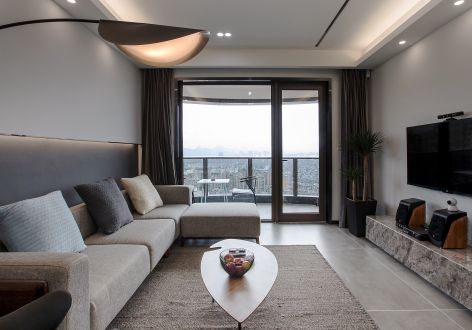 学樘府120平现代风格装修案例