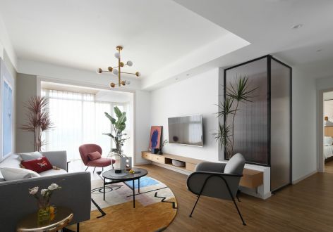 保利观塘90平现代北欧装修案例