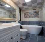 江山赋浅山台143平地中海风格装修案例