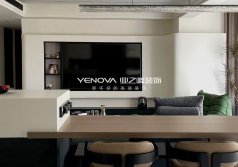 御景湖山180平现代简约风格装修案例