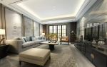 国瑞御府240平米现代简约风三居室装修案例