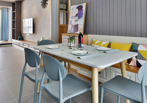 融创观麓台109平北欧风格装修案例