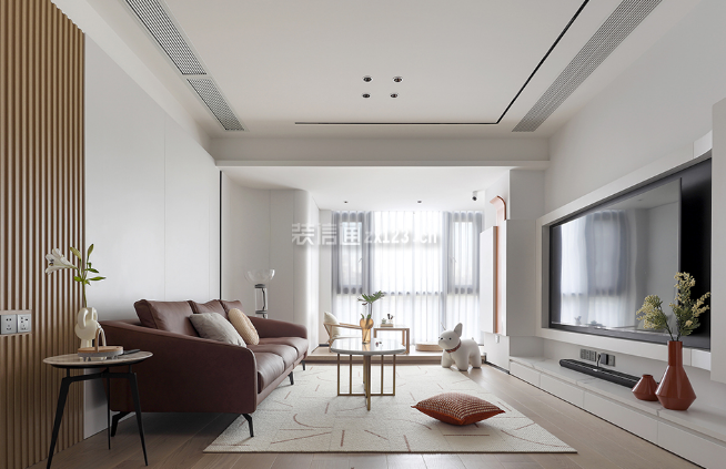 北欧风格客厅装修效果图电视墙 北欧风格客厅装修效果图