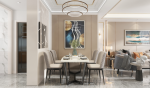 龙湖景粼玖序116平轻奢风格装修案例