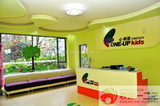 接待区 纯色壁纸 