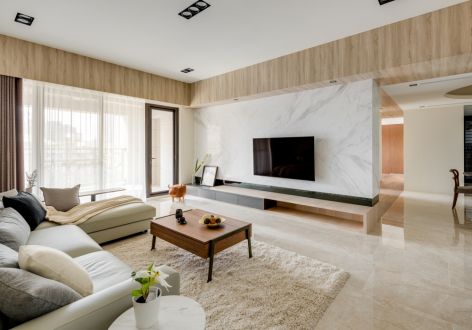 光华阳光水城145平北欧风格装修案例