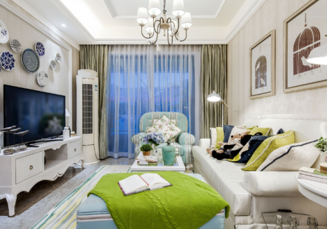 江北嘴壹号院西苑121平欧式风格装修案例