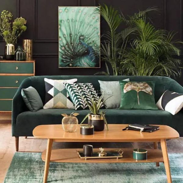 墨绿色家居设计效果图