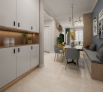 星悦·礼玉金湾134平北欧风格装修案例