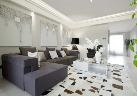 两江春城春逸苑126平现代风格装修案例