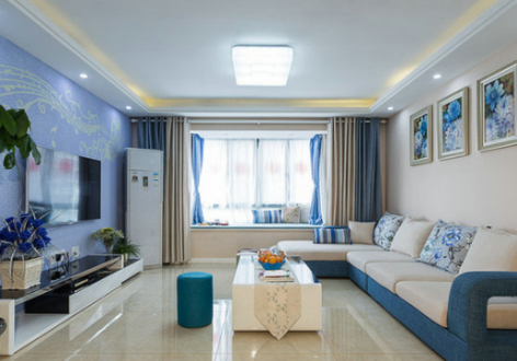 兴茂盛世国际130平现代风格装修案例